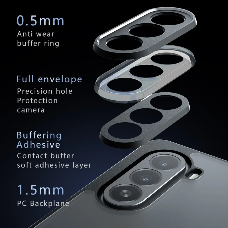 غطاء هاتف شفاف مقاوم للصدمات من TPU + PC لهاتف OnePlus Nord CE6 Lite 5G / Realme P4x 5G