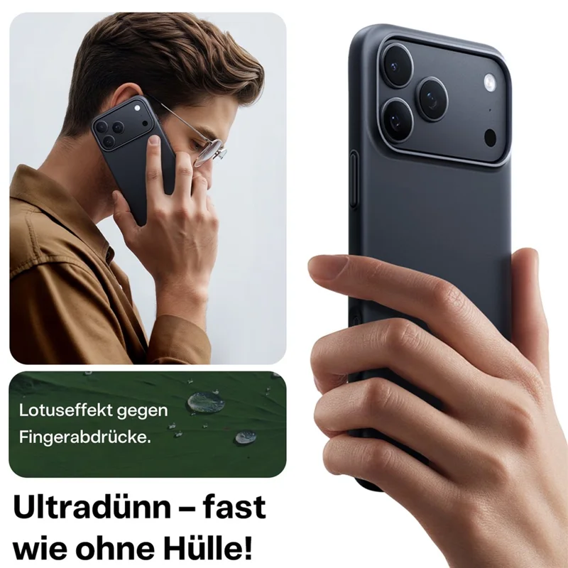 TORRAS OriginFit-Mag Series For iPhone 18 Pro Max / 17 Pro Max Case Compatible with MagSafe Hard PC Shockproof Phone Cover - Black - 5