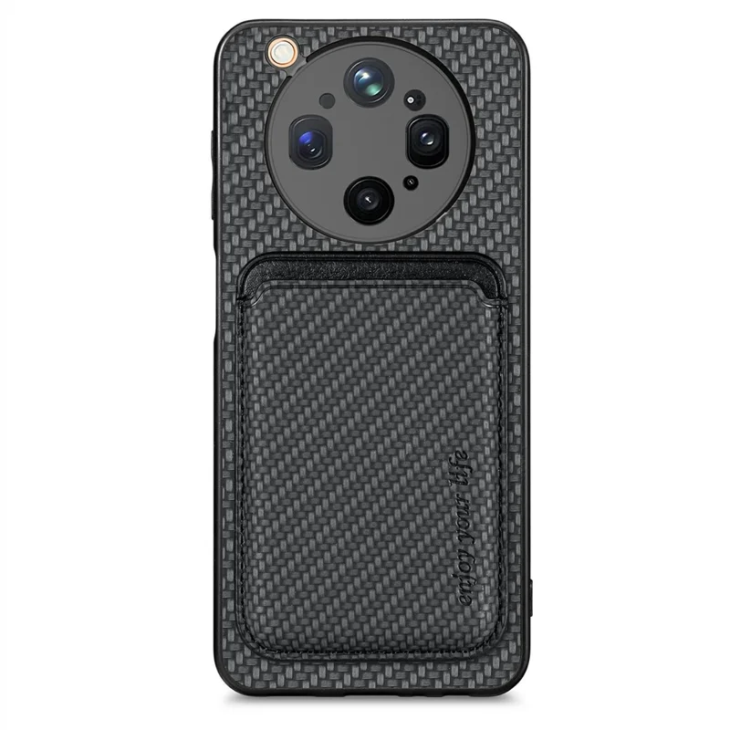 For Oppo Find X9 Ultra 5G Magnetic Case Detachable Card Holder Phone Back Cover - Black