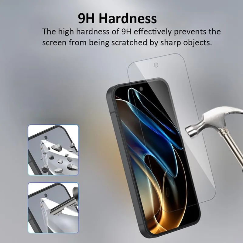 2Pcs For Google Pixel 11  /  Pixel 11 Pro HD Clear Screen Protector Anti-Explosion 2.5D Arc Edge Tempered Glass Screen Film
