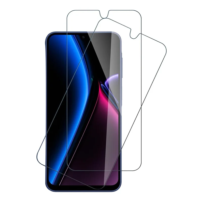 2Pcs For Samsung Galaxy A26 5G HD Clear Screen Protector Anti-Explosion 2.5D Arc Edge Tempered Glass Screen Film