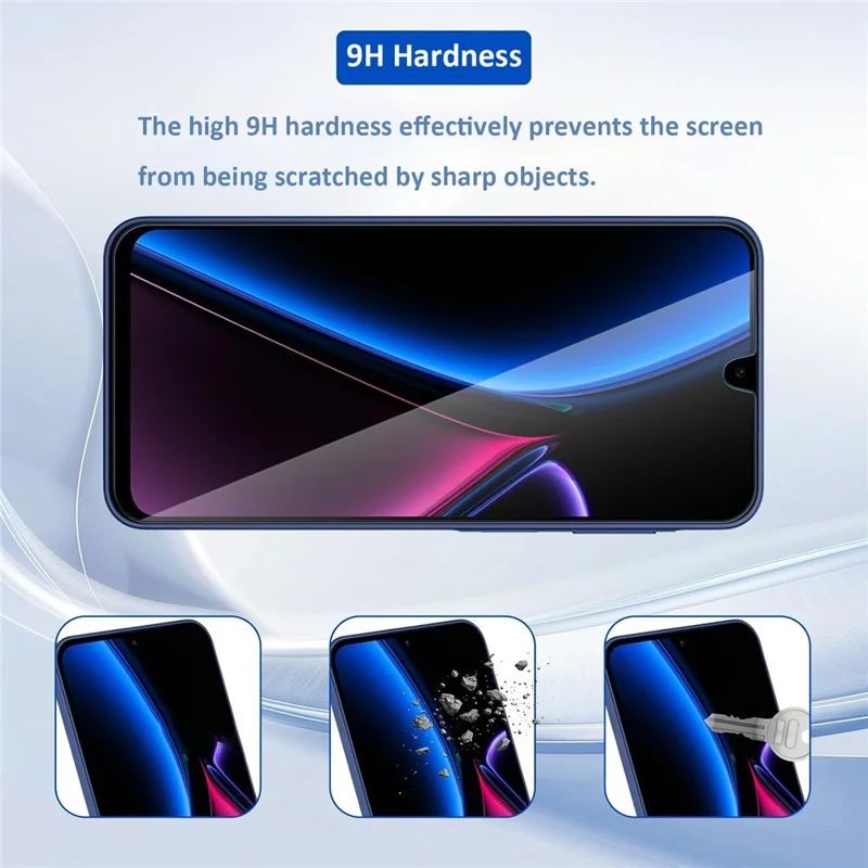 2Pcs For Samsung Galaxy A26 5G HD Clear Screen Protector Anti-Explosion 2.5D Arc Edge Tempered Glass Screen Film