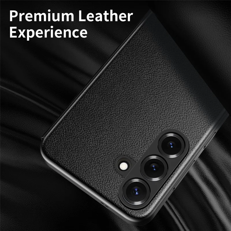 For Samsung Galaxy S26 FE Case Smart View Window Leather Phone Cover - Black