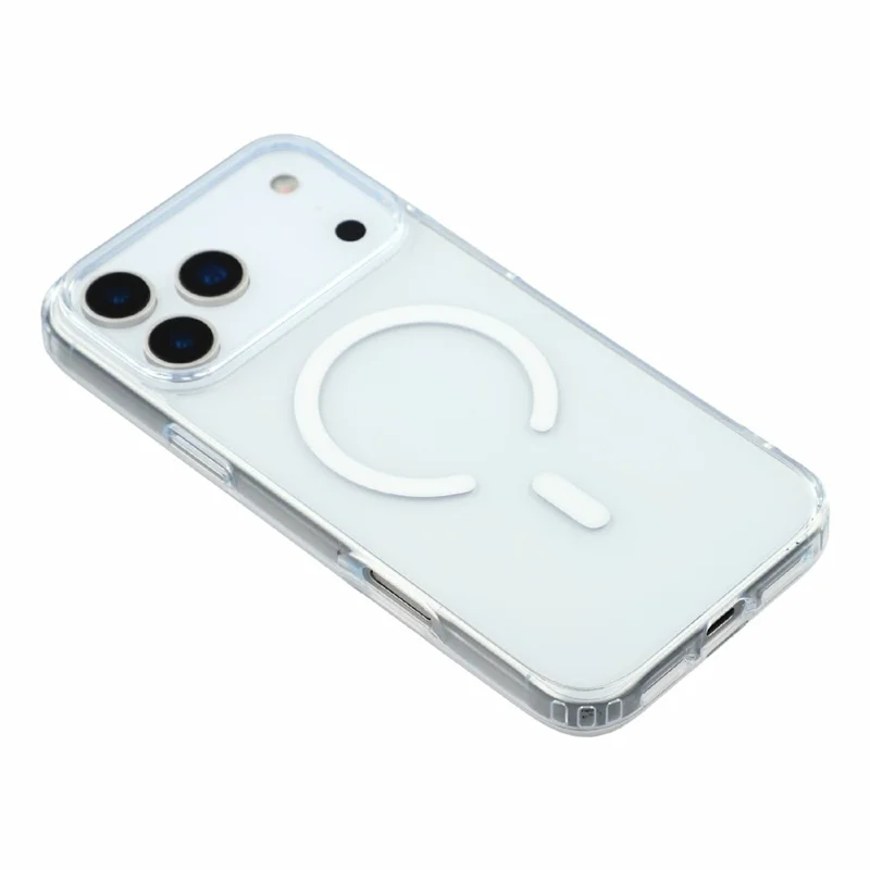 MUTURAL for iPhone 18 Pro / 17 Pro Case Compatible with MagSafe TPU + PC Clear Phone Cover - Transparent