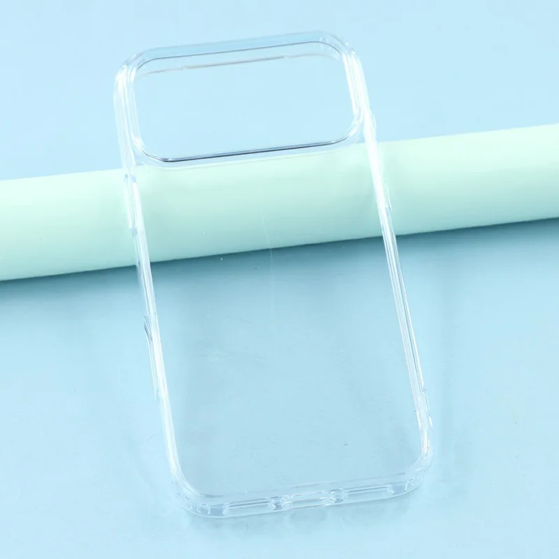MUTURAL na iPhone 18 Pro Max / 17 Pro Max Etui Owalne Krawędzie TPU + PC Przezroczysta Obudowa - Przezroczysta