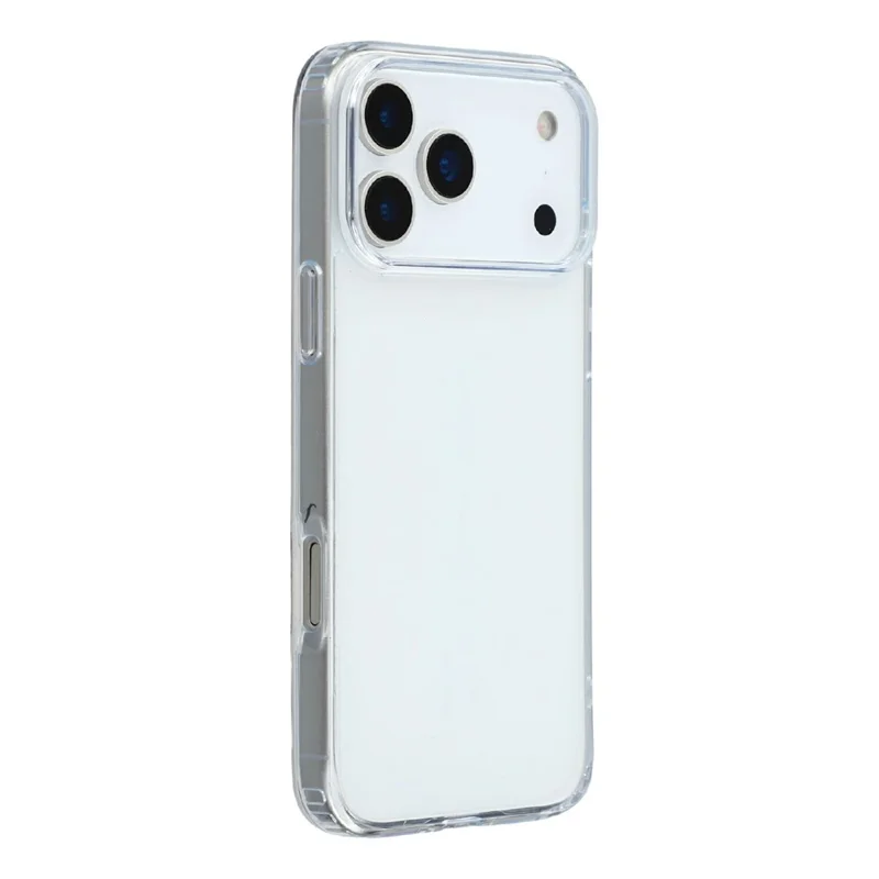 MUTURAL for iPhone 18 Pro / 17 Pro Case Rounded Edge TPU + PC Clear Phone Cover - Transparent