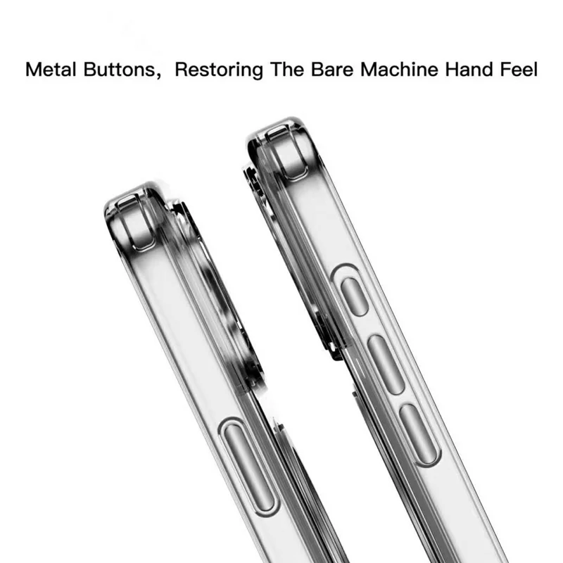 MUTURAL til iPhone 18 Pro / 17 Pro Case med magnetisk roterbar stativring PC + TPU gennemsigtig hylster - Transparent
