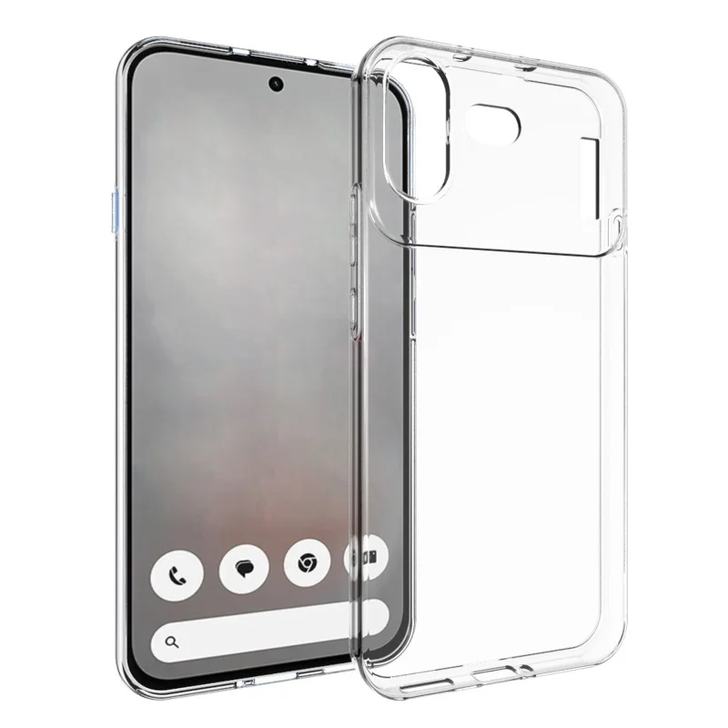 For Nothing Phone (4b) Case Watermark Resistant TPU Phone Back Cover - Transparent