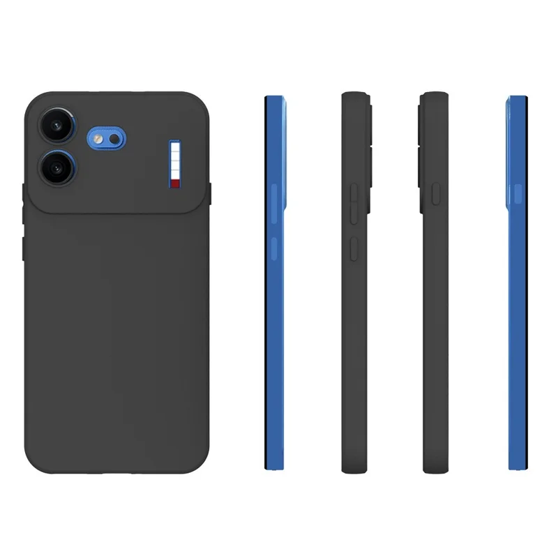 For Nothing Phone (4b) Case Matte Finish Soft TPU Phone Cover - Black