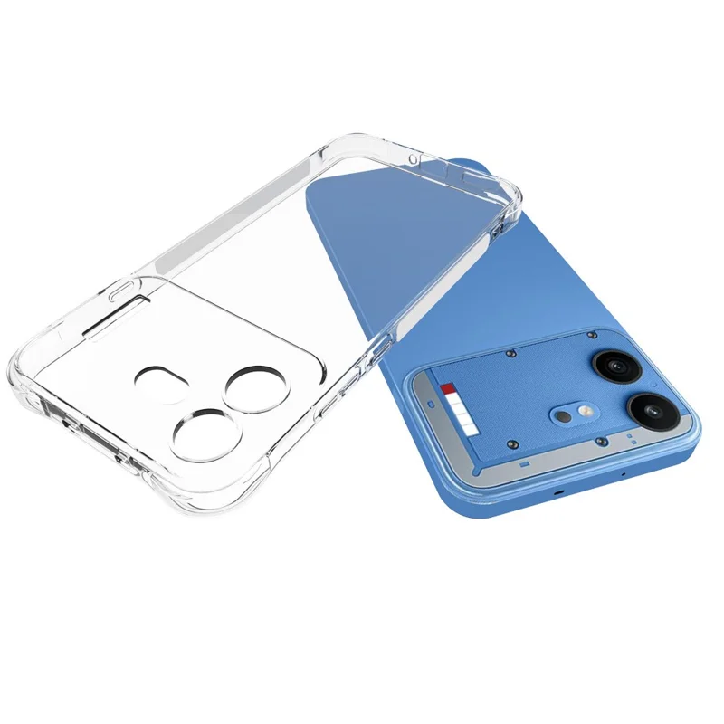 For Nothing Phone (4b) TPU Case Non Slip Anti Drop Phone Cover - Transparent