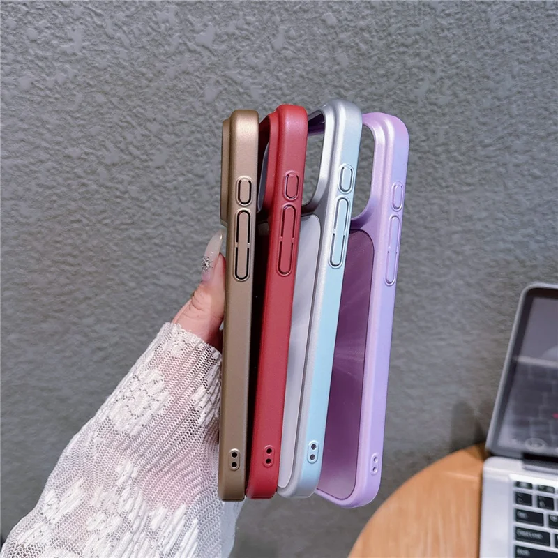 For iPhone 17 Pro Max Case Large Camera Cutout Aurora CD Pattern PC + TPU Phone Cover - Black