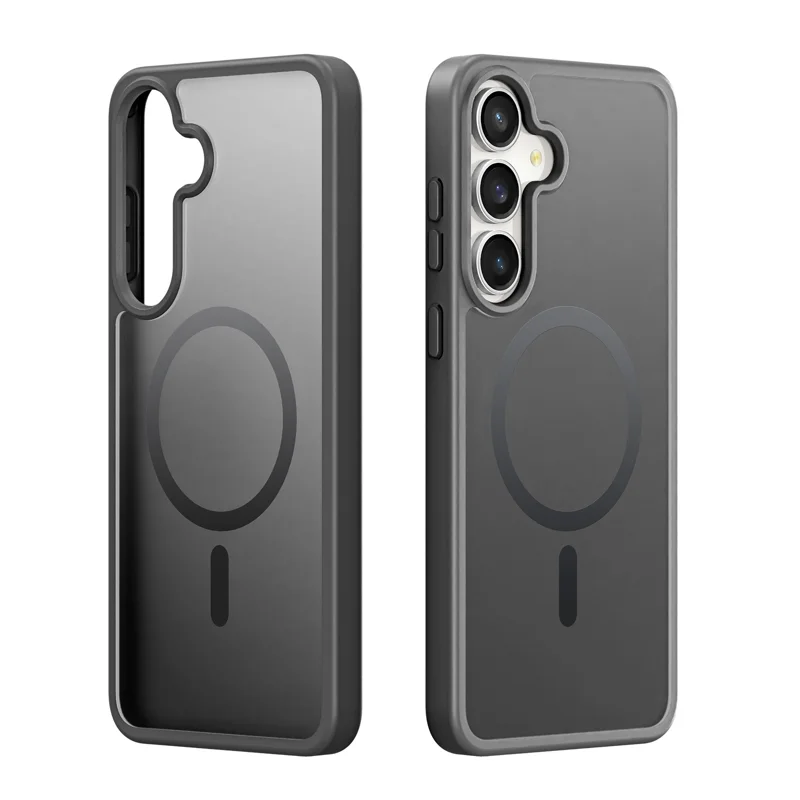 DUX DUCIS for Samsung Galaxy S26 FE / S25 FE Magnetic Case Yind Series PC+TPU Phone Cover - Black - 2