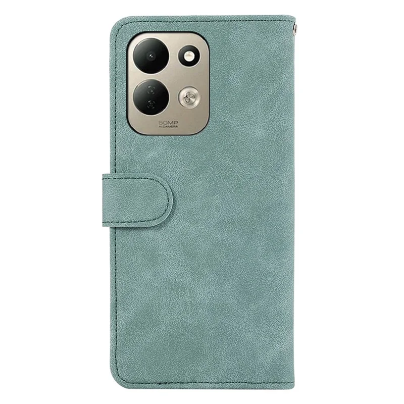 ABEEL For Xiaomi Redmi 17 4G  /  Redmi 17 5G Case Color Splicing Leather Flip Phone Cover RFID Blocking - Baby Blue