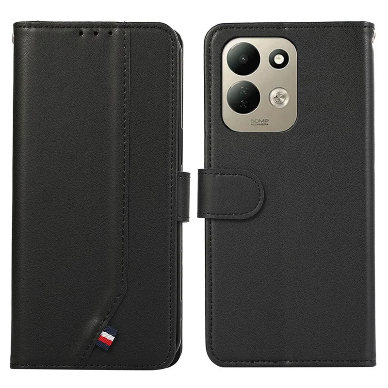 For Xiaomi Redmi 17 5G  /  Redmi 17 4G Case RFID Blocking Flip Leather Phone Cover - Black