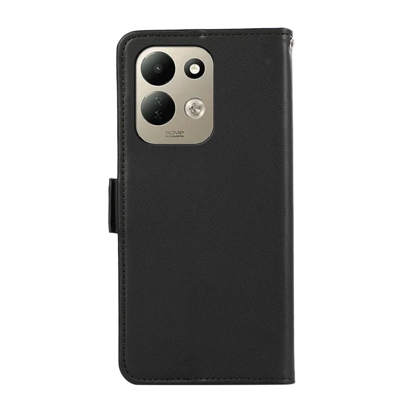 ABEEL For Xiaomi Redmi 17 5G  /  Redmi 17 4G Case Leather Phone Cover with RFID Blocking Wallet - Black