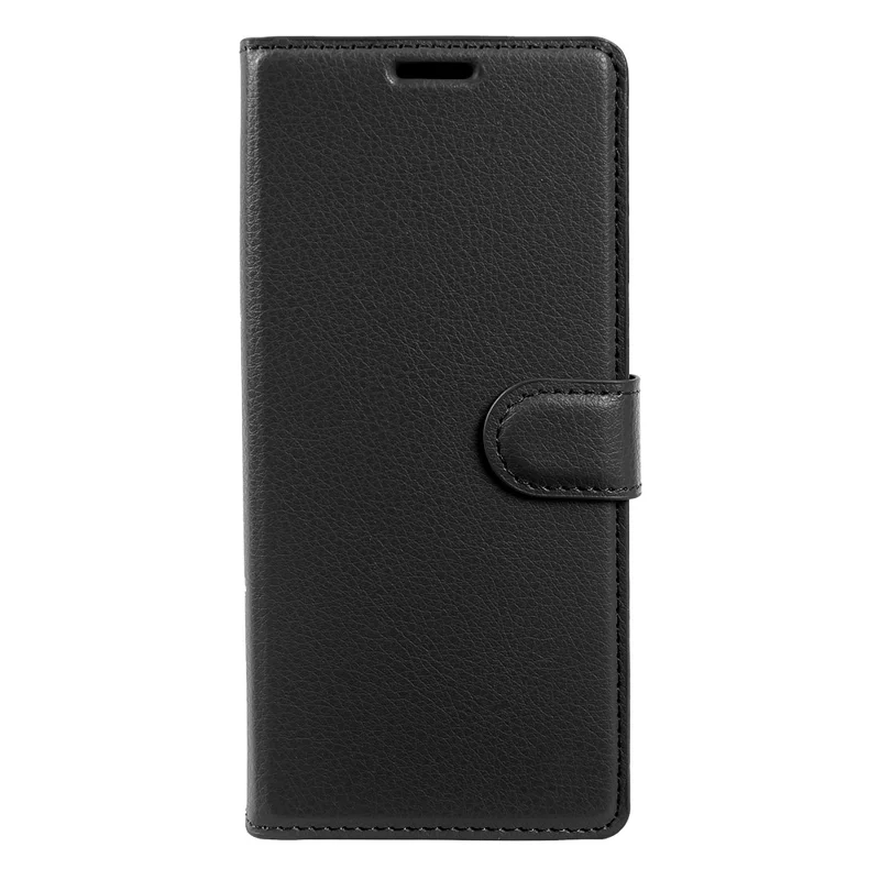 For Samsung Galaxy Z Fold6 5G Case Wallet Stand Litchi Texture Shockproof Leather Phone Cover - Black