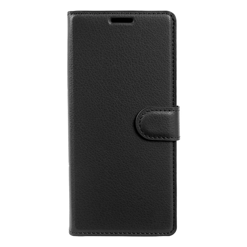 For Samsung Galaxy Z Fold8 Ultra Case Wallet Stand Litchi Texture Shockproof Leather Phone Cover - Black