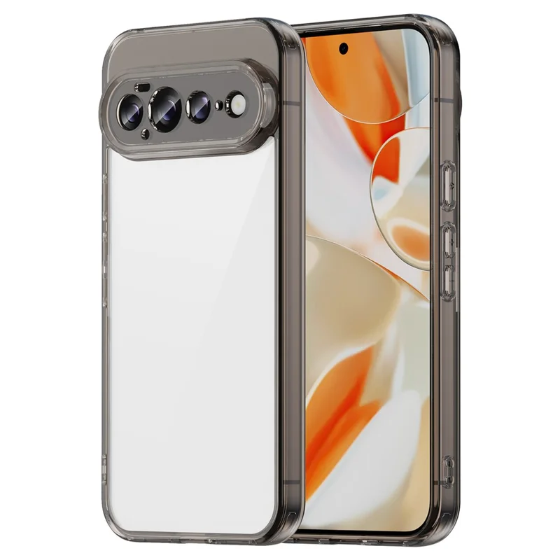 For Google Pixel 11 Pro Case TPU + Acrylic Phone Back Cover Anti Yellowing - Black