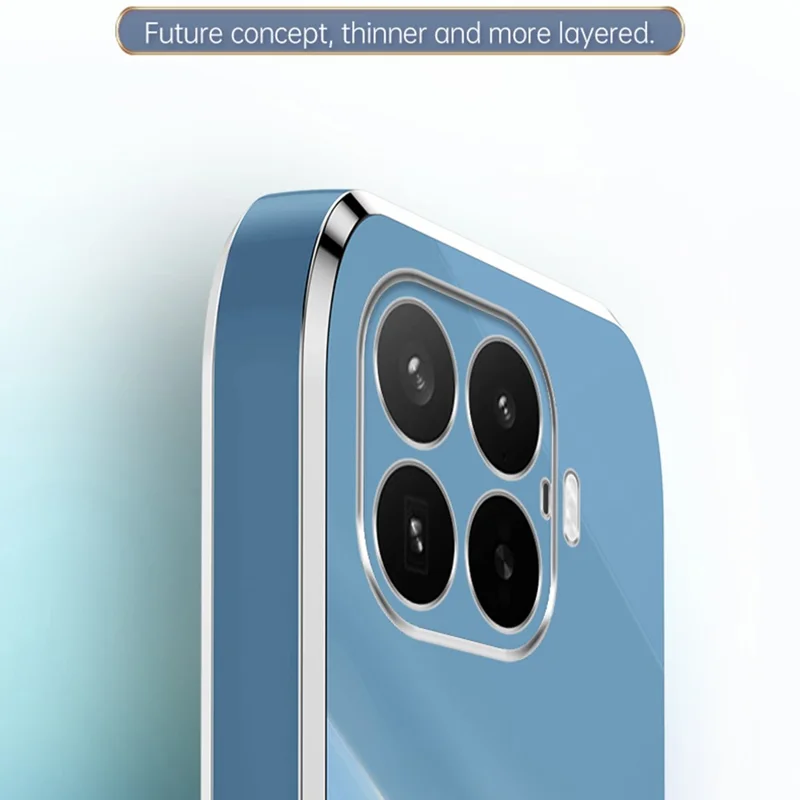 Fodral för Xiaomi 17T Ringar med kickstand Elektriskt fodrad TPU-mobilhölse - Cyan
