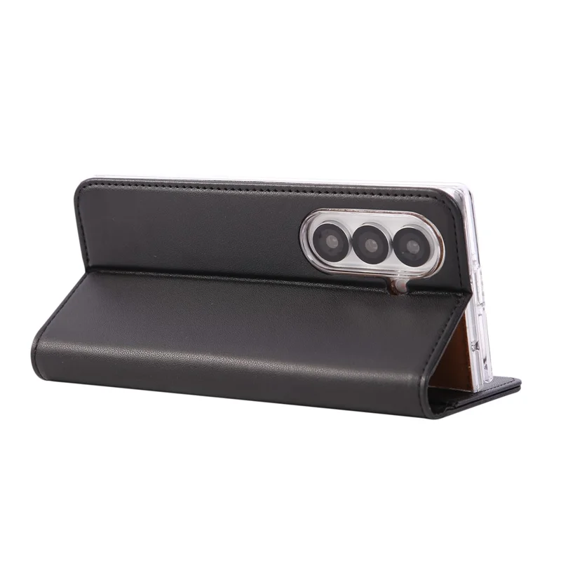 ABEEL Coque pour Samsung Galaxy Z Fold8 Ultra, étui à rabat en cuir avec blocage RFID - Noir