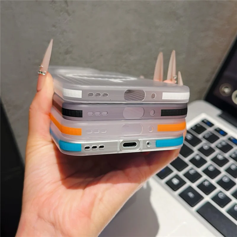För Oppo Reno16 5G (Global) / Reno16 Pro 5G (Global) Magnetisk Skalskärm Matt Yta Chockabsorberande Skyddande PC Mobilskal - Svart