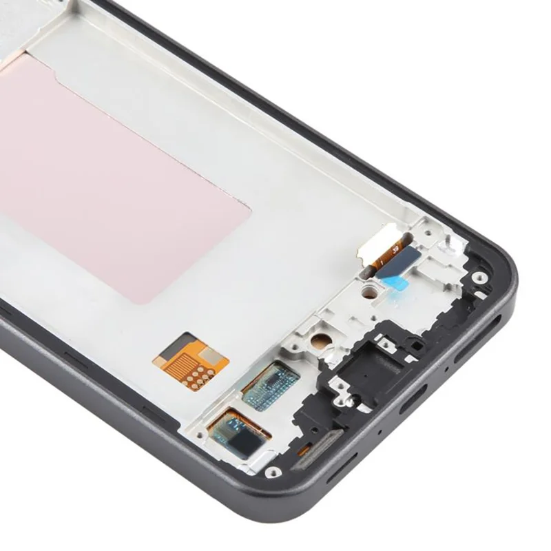 Para Samsung Galaxy A36 5G A366 Grau C Ecrã LCD e Montagem do Digitalizador + Peça de Substituição de Estrutura (Tecnologia TFT) (sem Logo) - Preto