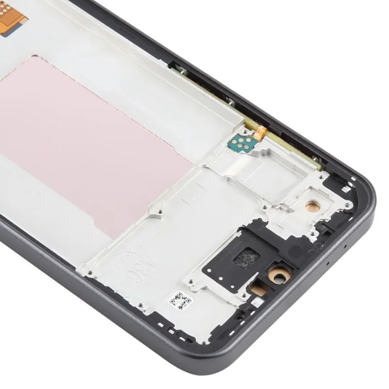 Para Samsung Galaxy A36 5G A366 Grau C Ecrã LCD e Montagem do Digitalizador + Peça de Substituição de Estrutura (Tecnologia TFT) (sem Logo) - Preto