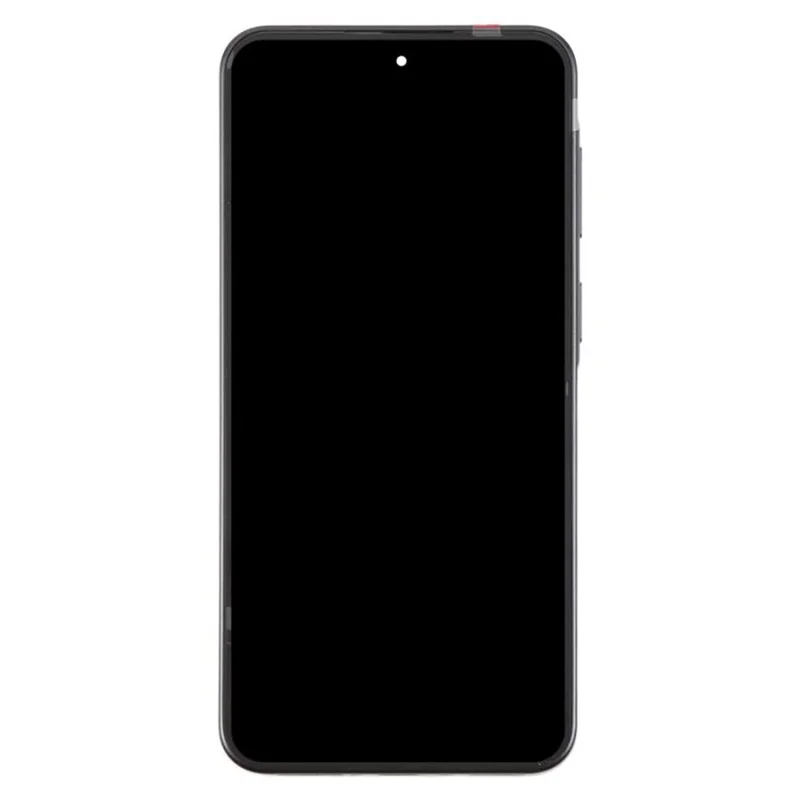 For Samsung Galaxy A37 5G A376 OEM Grade S AMOLED Screen and Digitizer Assembly + Frame (without Logo) - Black
