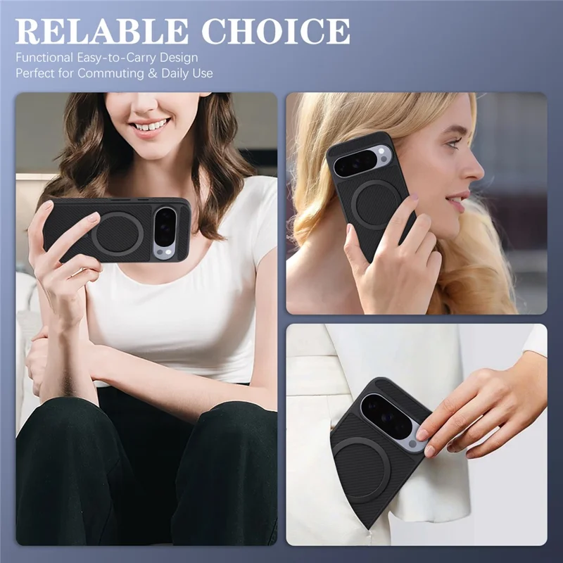 Google Pixel magnetic case shown in everyday use