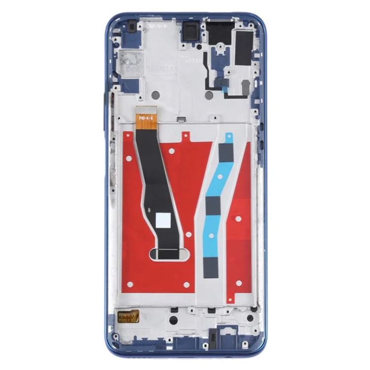 For Honor 9X HLK-AL00, HLK-TL00 LCD Screen and Digitizer Assembly + Frame Replacement Part (COG) (Grade C, without Logo) - Charm Sea Blue