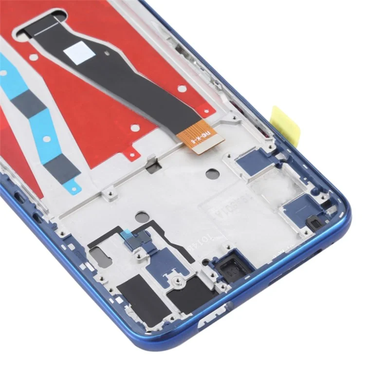For Honor 9X HLK-AL00, HLK-TL00 LCD Screen and Digitizer Assembly + Frame Replacement Part (COG) (Grade C, without Logo) - Charm Sea Blue