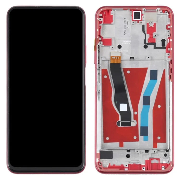 Para Honor 9x HLK-AL00, HLK-TL00 LCD Pantalla y Conjunto Digitizador + Parte de Reemplazo de Cuadro (COG) (grado C, Sin Logotipo) - Encanto Rojo
