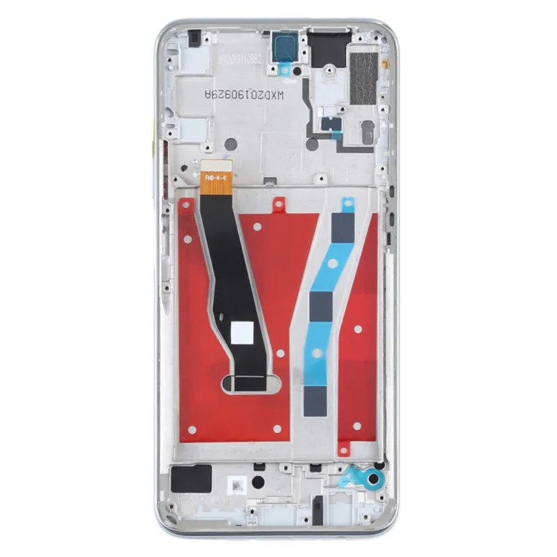 For Honor 9X (China) HLK-AL00, HLK-TL00 LCD Screen and Digitizer Assembly + Frame Replacement Part (COG) (Grade C, without Logo) - Icelandic White