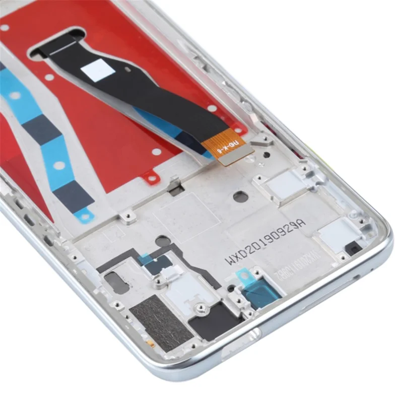 For Honor 9X (China) HLK-AL00, HLK-TL00 LCD Screen and Digitizer Assembly + Frame Replacement Part (COG) (Grade C, without Logo) - Icelandic White