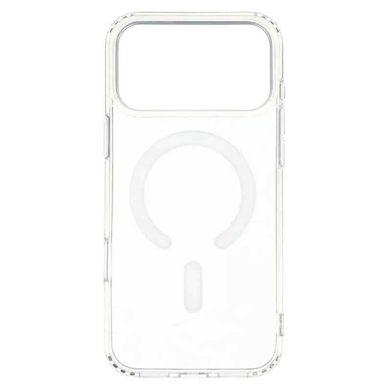 For iPhone 18 Pro Phone Case Compatible with MagSafe with Tempered Glass Screen Film + Clear Lens Film - Transparent - 2