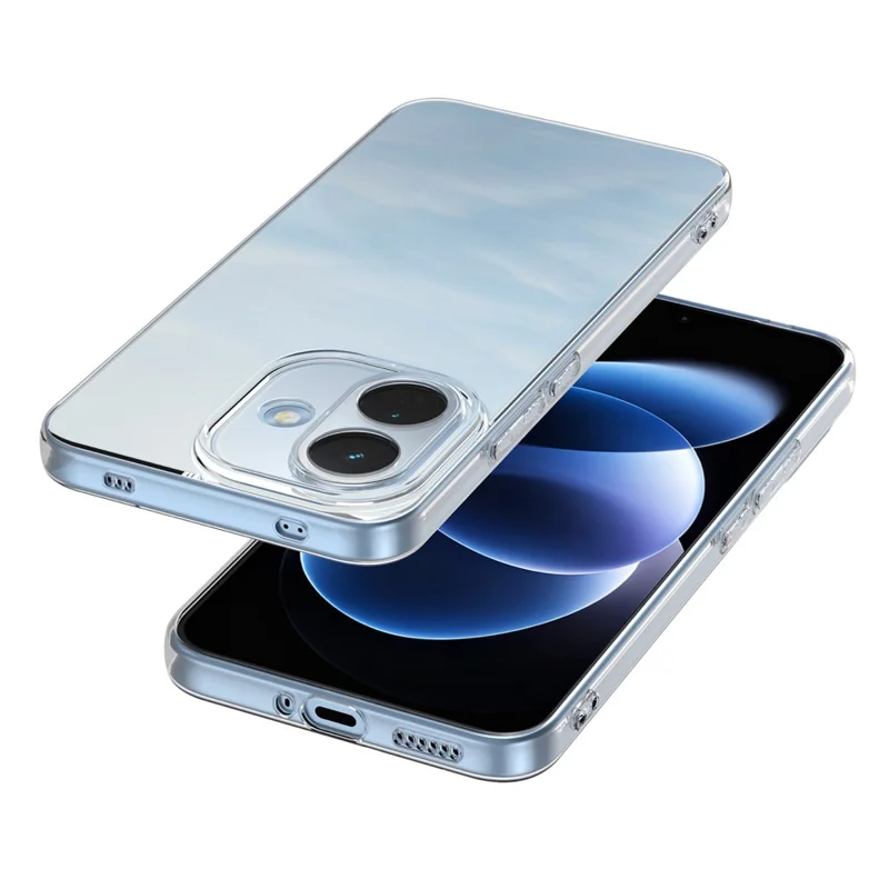 Coque arrière pour Xiaomi Redmi Note 17 Pro 5G, étui de téléphone transparent en TPU ultra-fin et flexible - Transparent