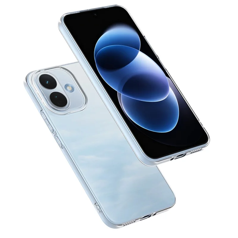 Coque arrière pour Xiaomi Redmi Note 17 Pro 5G, étui de téléphone transparent en TPU ultra-fin et flexible - Transparent