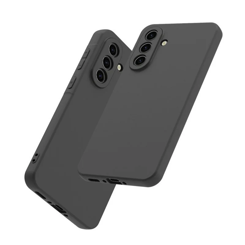 For Samsung Galaxy A18 5G / A18 4G / A17 5G / A17 4G Case Slim TPU Scratch Resistant Matte Phone Cover - Black