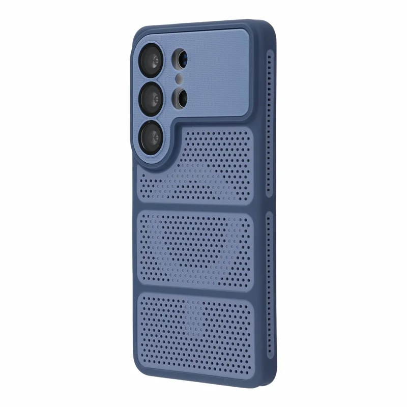 For Samsung Galaxy S26 Ultra Magnetic Case Three-Zone Cooling PC + TPU Scratch Resistant Phone Cover - Blue - 3