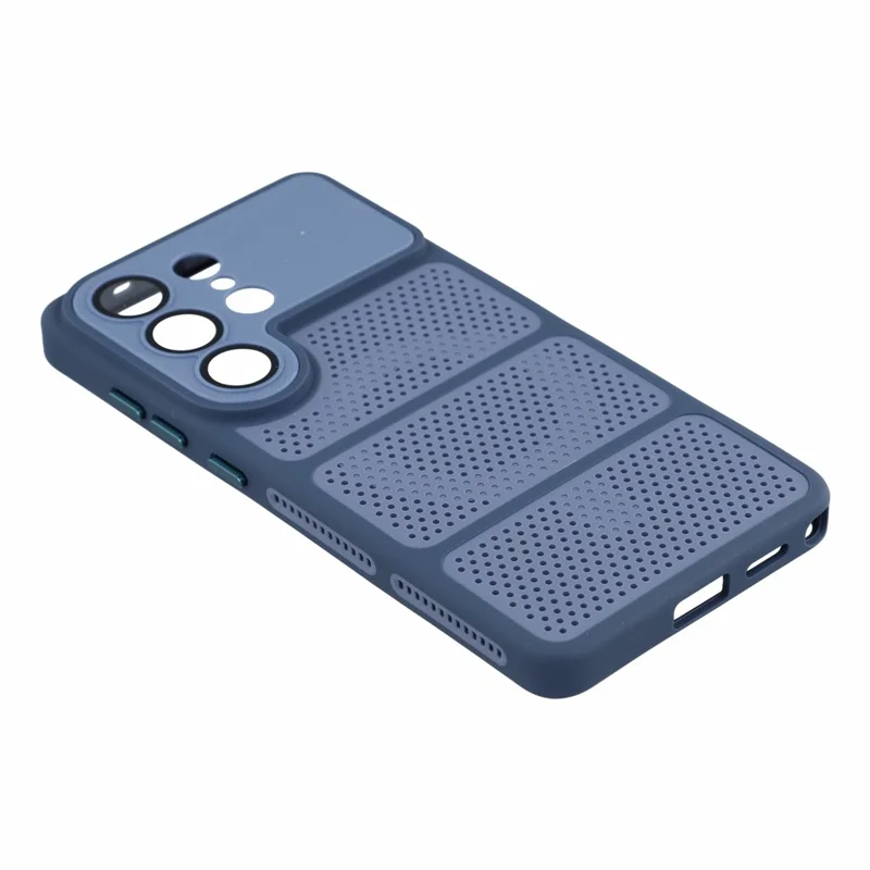 For Samsung Galaxy S26 Ultra Magnetic Case Three-Zone Cooling PC + TPU Scratch Resistant Phone Cover - Blue - 4