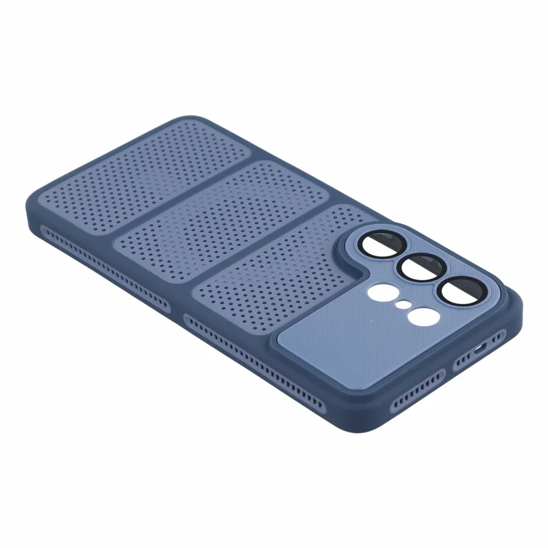 For Samsung Galaxy S26 Ultra Magnetic Case Three-Zone Cooling PC + TPU Scratch Resistant Phone Cover - Blue - 5