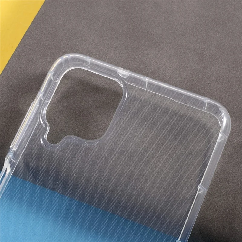 For Samsung Galaxy A22 4G (EU Version) High Transparency Cell Phone Case Airbag Protection Anti-drop TPU Cover