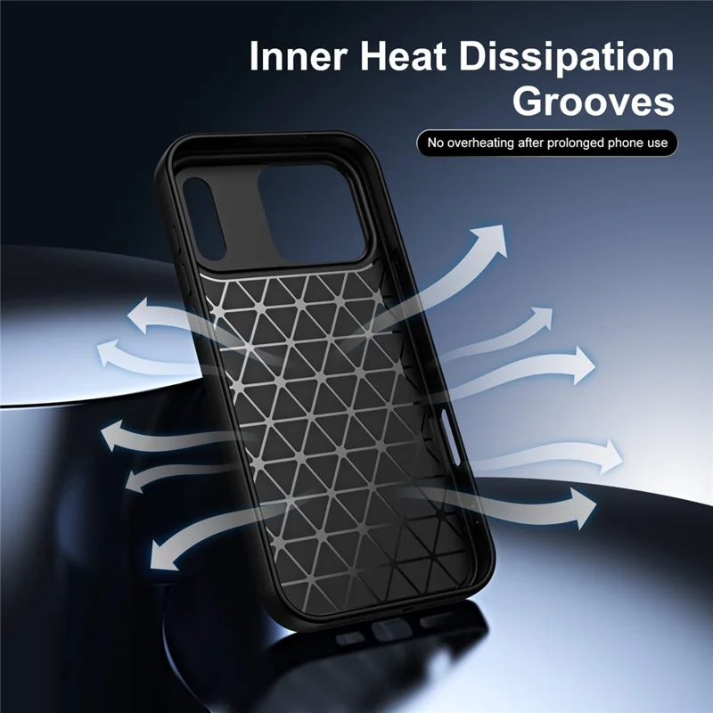 For iPhone 18 Pro Max  /  17 Pro Max Case with Slide Camera Cover Kickstand Shockproof PC + TPU Matte Finish Phone Shell - Black