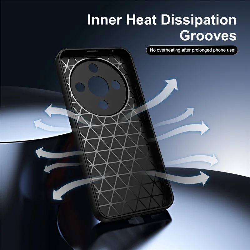 For Honor X70 5G  /  X9d 5G  /  Magic8 Lite 5G Case with Slide Camera Cover Kickstand Shockproof PC + TPU Matte Finish Phone Shell - Black