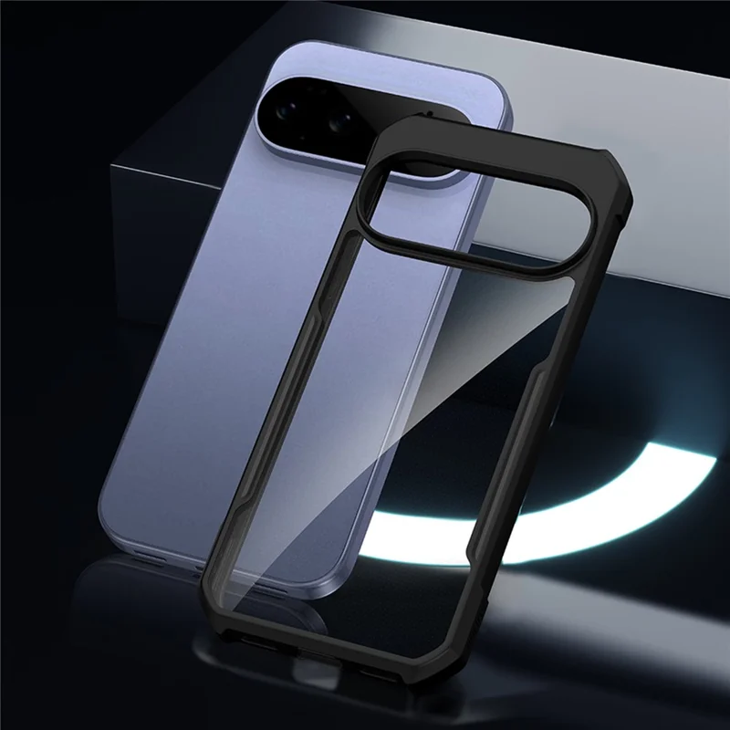XUNDD For Google Pixel 11 Pro  /  Pixel 11 Case Dropproof TPU + Acrylic Clear Back Phone Cover - Black