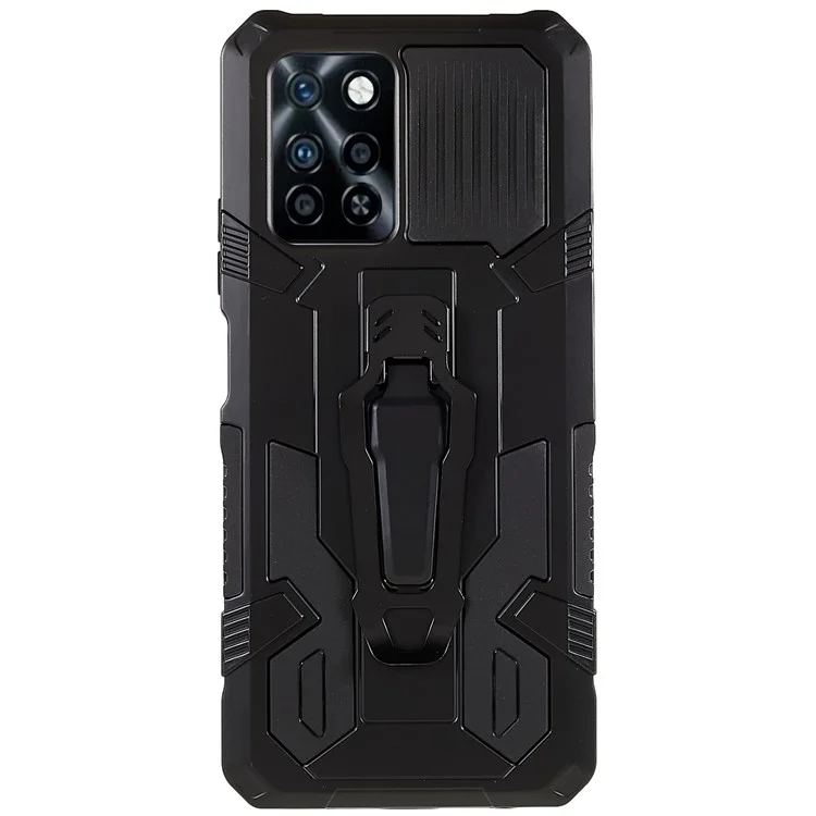 Per Infinix Note 10 Pro Cover Custodia Telefonica con Clip da Cintura Supporto - Nero