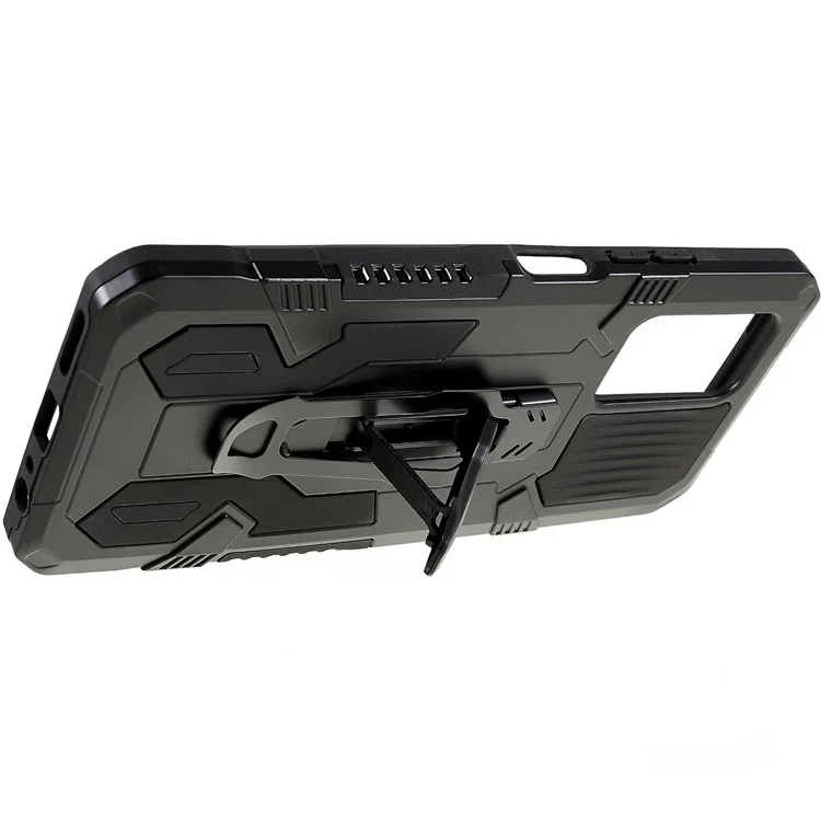 Per Infinix Note 10 Pro Cover Custodia Telefonica con Clip da Cintura Supporto - Nero