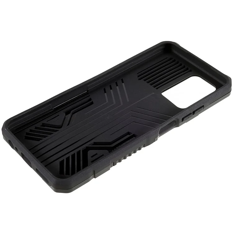Per Infinix Note 10 Pro Cover Custodia Telefonica con Clip da Cintura Supporto - Nero
