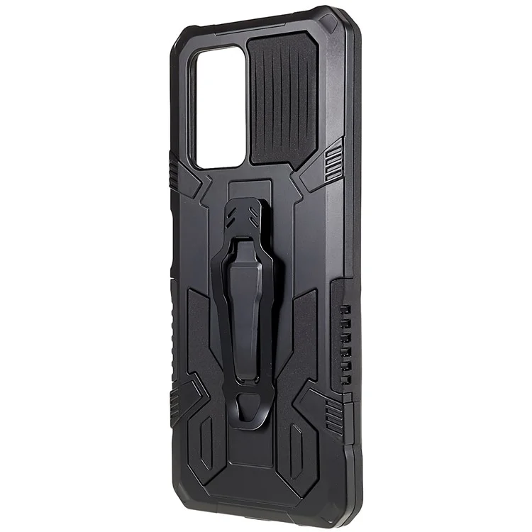 Per Infinix Note 10 Pro Cover Custodia Telefonica con Clip da Cintura Supporto - Nero