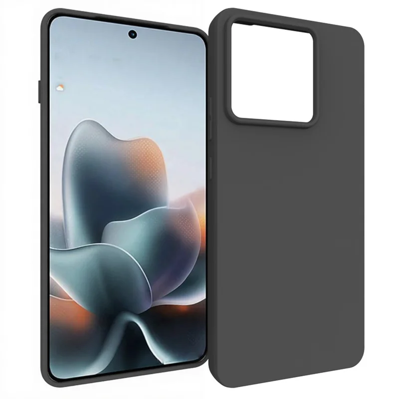 For Motorola Edge 70 Max 5G Case Matte Finish Soft TPU Phone Cover - Black